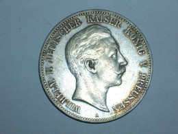 ALEMANIA/PRUSIA 5 MARCOS 1907 (3761) - 2, 3 & 5 Mark Plata