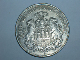ALEMANIA/HAMBURGO 5 MARCOS 1907 (3758) - 2, 3 & 5 Mark Plata