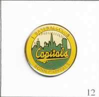 Pin's Sport - Baseball / Club “Capitals“ De Bonn (Allemagne). Estampillé Wilson Trophy. Epoxy. T784-12 - Baseball