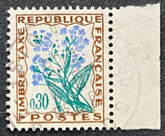 FRAYX099U5 - Timbres Taxe Fleurs Des Champs 30 C Used Stamp 1964-71 - France YT YX 099 - Sellos