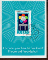 DDR Block 038 Weltfestspiele Der Jugend Used Gestempelt TS - 1971-1980