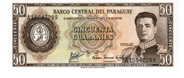 Paraguay P.197b 50 Guarani 1963 Unc - Paraguay