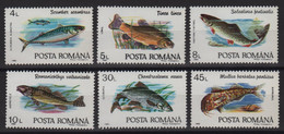 Roumanie - N°3991 à 3996 - Faune - Poissons - Cote 4€ - ** Neuf Sans Charniere - Neufs