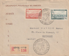 Algérie Lettre Recommandée Pour La France 1948 - Storia Postale