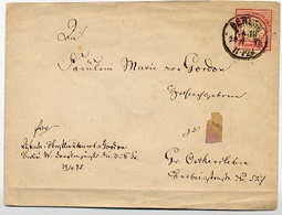 DR U5IIB Umschlag Berlin - Oschersleben 1873  Kat. 80,00 € - Covers