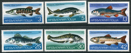 BULGARIA 1983 Freshwater Fish  MNH / **.  Michel 3158-63 - Unused Stamps