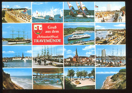 CPM Allemagne Ostseeheilbad TRAVEMÜNDE Multi Vues - Lübeck-Travemuende