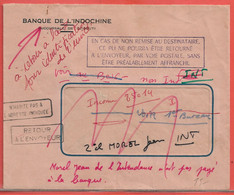 AFARS ET ISSAS LETTRE EN FRANCHISE DE 1969 DE DJIBOUTI - Storia Postale