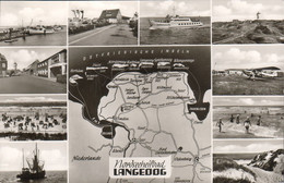 D-26465 Langeoog - Alte Ansichten Um 1967 - Flugplatz - Dampfer - Langeoog