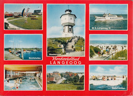 D-26465 Langeoog - Alte Ansichten - Bahnhof - Wasserturm - Nice Stamp - Langeoog