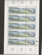 ST PIERRE ET MIQUELON -  N° 681 ET 682   FEUILLE DE 5 - ANNEE 1998 - COTE : 50 € - Unused Stamps