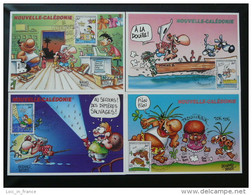 Carte Maximum Card (x4) Bande Dessinée Comics La Brousse En Folie 1992 - Maximum Cards