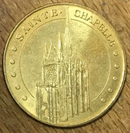 75001 PARIS SAINTE CHAPELLE MDP 2007 MÉDAILLE SOUVENIR MONNAIE DE PARIS JETON TOURISTIQUE MEDALS COINS TOKENS - 2007