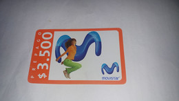 Chile-movistar-(155)-($3500)-(9272-3080-3303-3)-(7/10/2008)-(look Outside)-used Card+1card Prepiad Free - Chile