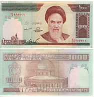IRAN  1'000  Rials     P143g  ND - 2014  ( Ayatolla Khomeini - Mosque At Back )   UNC - Iran