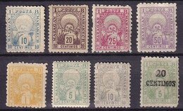 MAROC -Mazagan à Marrakech - 8 Valeurs De 1893/5 Neuves - Postes Locales & Chérifiennes