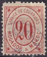 MAROC -Mogador à Marrakech - Courrier Français - 20 C. De 1892 Oblitéré - Lokale Post