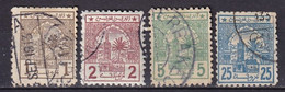 MAROC -Postes Chérifiennes - 4 Valeurs Oblitérées - Postes Locales & Chérifiennes