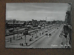 CAGLIARI - VIA ROMA -ANIMATA   1952    -  -  BELLA- - Cagliari