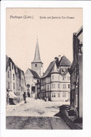 Finstingen - (Lothr.) Kirche Und Deutche Tor-Strasse - Fénétrange