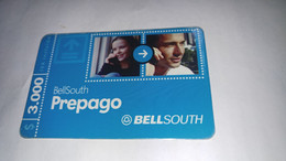 Chile-bell South-(166)-($3.000)-(317-364-860-773)-(31/12/03)-(look Out Side)-used Card+1card Prepiad Free - Chili