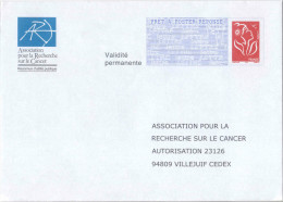 PAP REPONSE Lamouche ITVF Association Pour La Recherche Sur Le Cancer - Verso 05P544 - 51036 à L'intérieur - PAP: Antwort/Lamouche