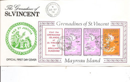 Iles - Mayreau ( FDC Des Grenadines De Saint-Vincent De 1976 à Voir) - Inseln