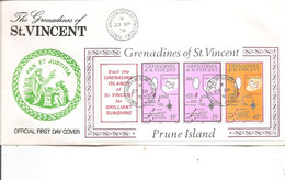 Iles - Ile Prune ( FDC Des Grenadines De Saint-Vincent De 1976 à Voir) - Eilanden