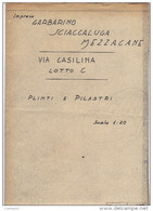 ^ ROMA CASILINA LOTTO C COSTRUZIONE GARBARINO SCIACCALUGA MEZZACANE FASCICOLO DOCUMENTO 27 - Architecture