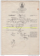 ^ LARINO CAMPOBASSO RAMPINI CASELLARIO GIUDIZIALE CARTA BOLLATA LIRE 5 DOCUMENTO 43 - Documentos Históricos
