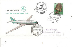 Luxembourg - Aérophilatélie ( Vol Luxembourg - Malaga De 1970 à Voir) - Cartas & Documentos