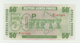 United Kingdom - British Armed Forces - 50 New Pence 1972 P-M46a UNC - British Armed Forces & Special Vouchers