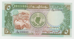 Sudan 5 Pounds 1990 P-40c UNC - Sudan