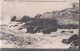 Delcampe - Penmarc'h - Les Rochers De Saint Guénolé Où Furent Enlevées Les Cinq Victimes Le 8 Octobre 1870 - Penmarch