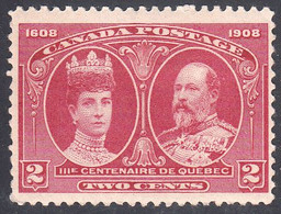 CANADA   SCOTT NO. 98   MINT HINGED   YEAR  1908 - Nuevos