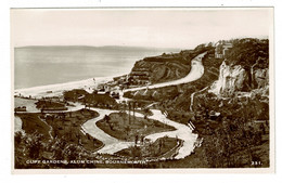 Ref 1475 - Circa 1948 Postcard - Cliff Gardens & Alum Chine Bournemouth - Hampshire Dorset - Bournemouth (tot 1972)