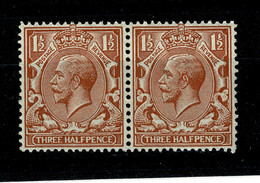 Ref 1476 - GB KGV 1924 - Block Cypher 1 1/2d 2 X MNH Stamps - SG 420 - Unused Stamps