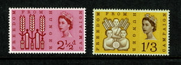 Ref 1476 - GB QEII 1963 - Freedom From Hunger (Phosphor) MNH Set Of Stamps - Unused Stamps