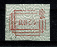 Ref 1476 - GB 1984 QEII - 3 1/2p Frama - Used Stamp - Frankeermachines (EMA)