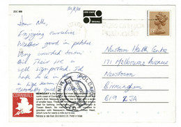 Ref 1476 - 1988 John Hinde Postcard - Posted Underground Poldark Mining - Newquay Cornwall - Briefe U. Dokumente