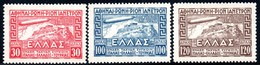 90.GREECE,1933 ZEPPELIN #5-7 M.H. - Altri & Non Classificati