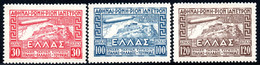 90.GREECE,1933 ZEPPELIN #5-7 M.H. - Otros & Sin Clasificación