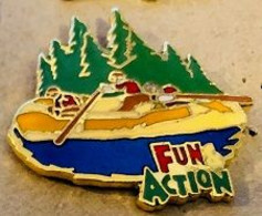 FUN & ACTION - SAPINS - FORET - N°84 - RAFTING - RIVIERE -                      (BRUN) - Fallschirmspringen