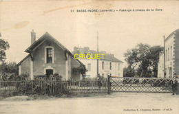 44 Basse-Indre, Passage à Niveau De La Gare, écrite 1916 - Basse-Indre