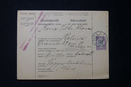 FINLANDE - Colis Postal En 1923 De Nokia Pour Helsinki - L 90021 - Storia Postale