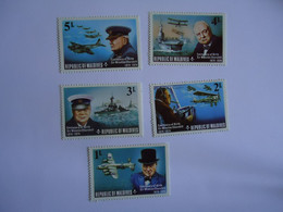 MALDIVES MNH STAMPS   CHURCHILL - Maldives (1965-...)