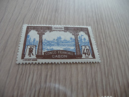 TP Colonies Françaises Gabon Charnière N°42 - Unused Stamps