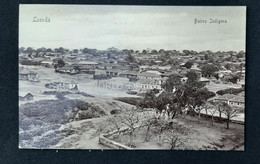 POSTCARD CARTE POSTALE POSTAL, ÁNGOLA, LUANDA, BAIRRO INDIGENA - Angola