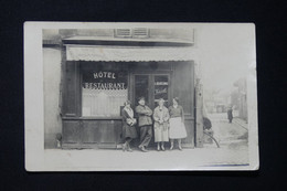 FRANCE - Carte Postale Photo D'un Petit Hôtel Restaurant - L 90065 - Hotels & Restaurants