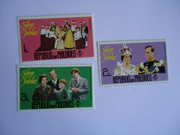 MALDIVES MNH STAMPS  KINGS SILVER JUBILEE - Maldives (1965-...)